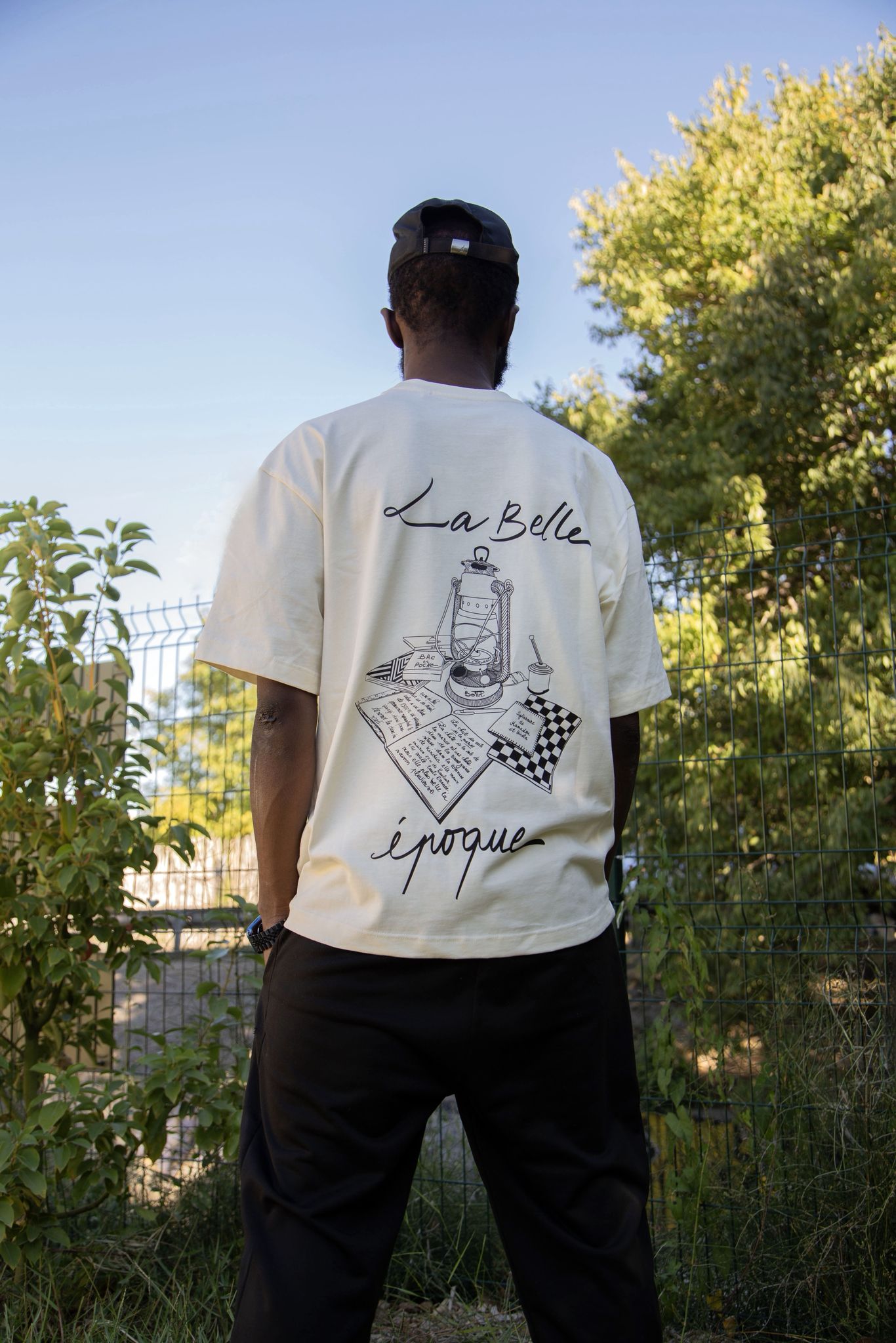 A) T-shirt belle époque ''dos''