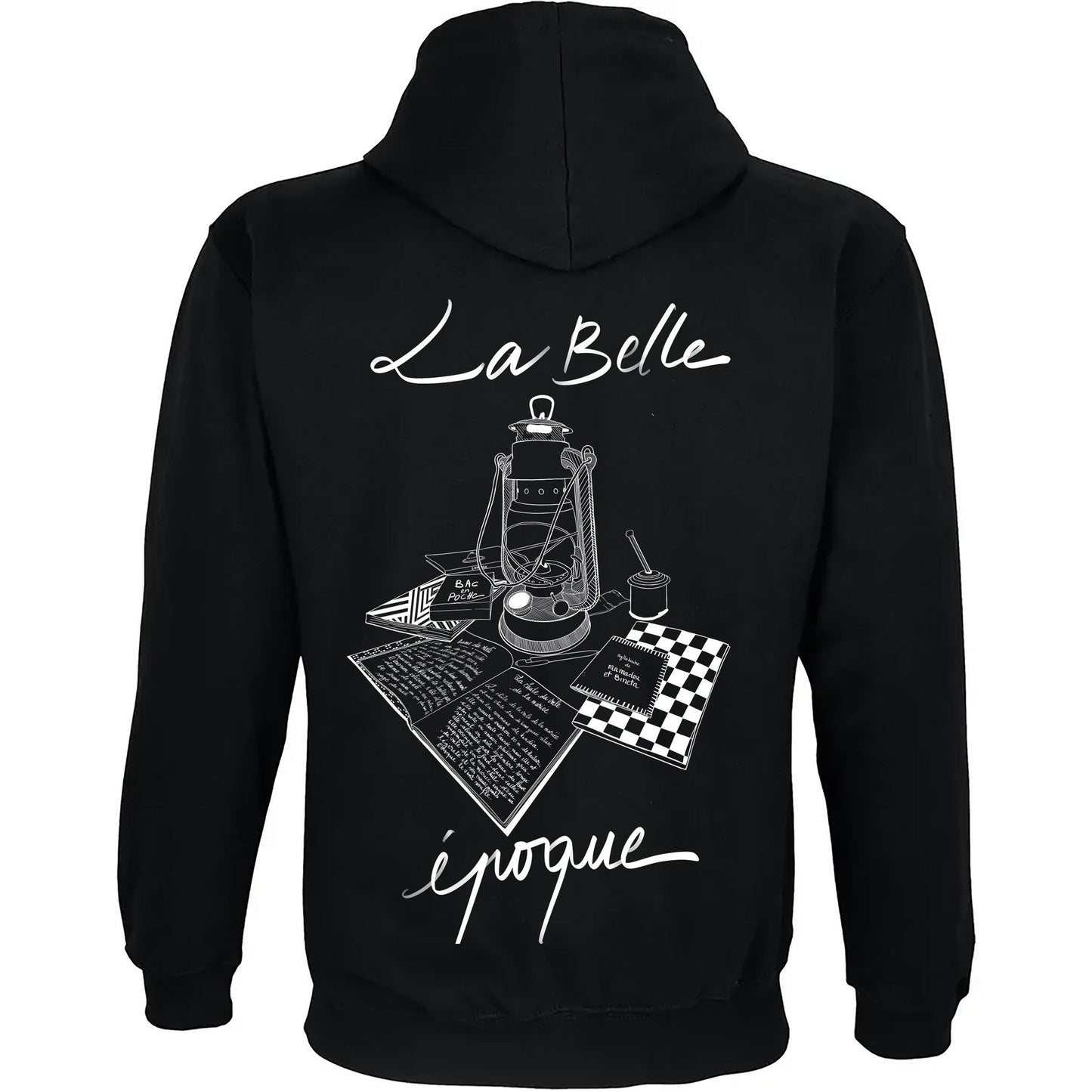 B) Pull à capuche la belle époque