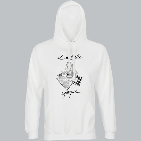 B) Pull à capuche belle époque