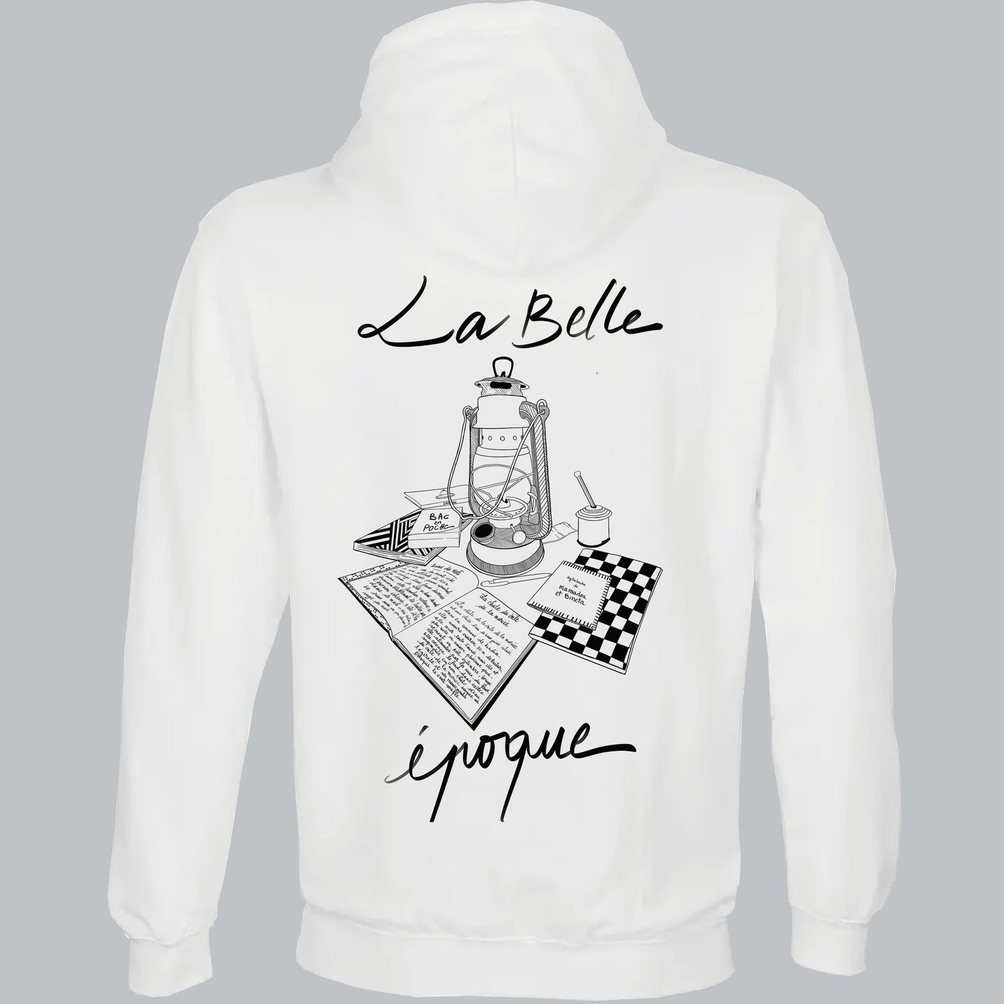 B) Pull à capuche la belle époque