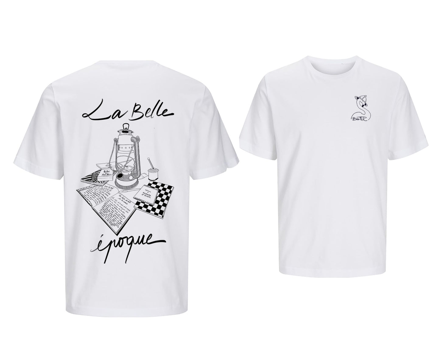 A) T-shirt belle époque ''dos''